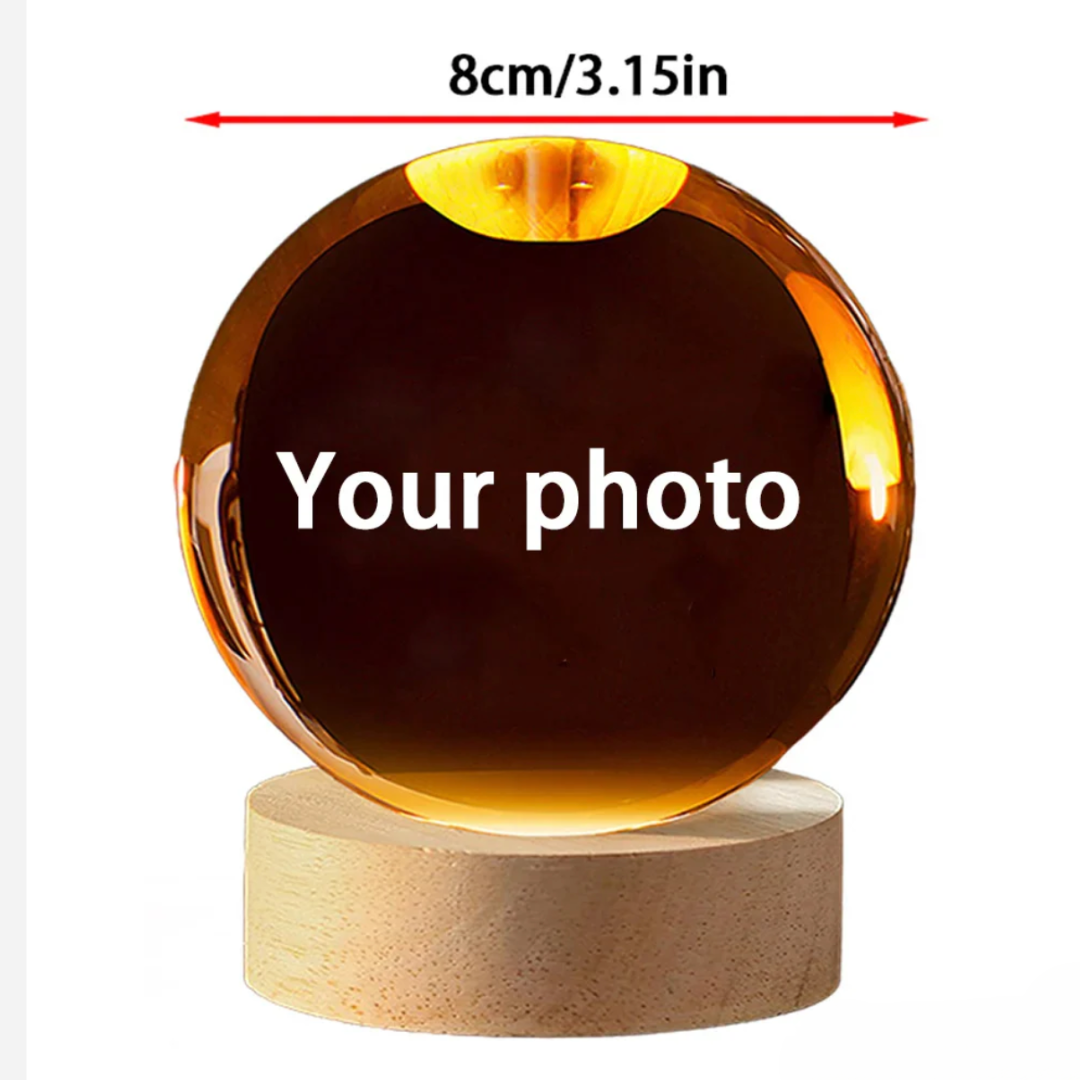 First Glance | Personalized Ultrasound Crystal Ball Keepsake