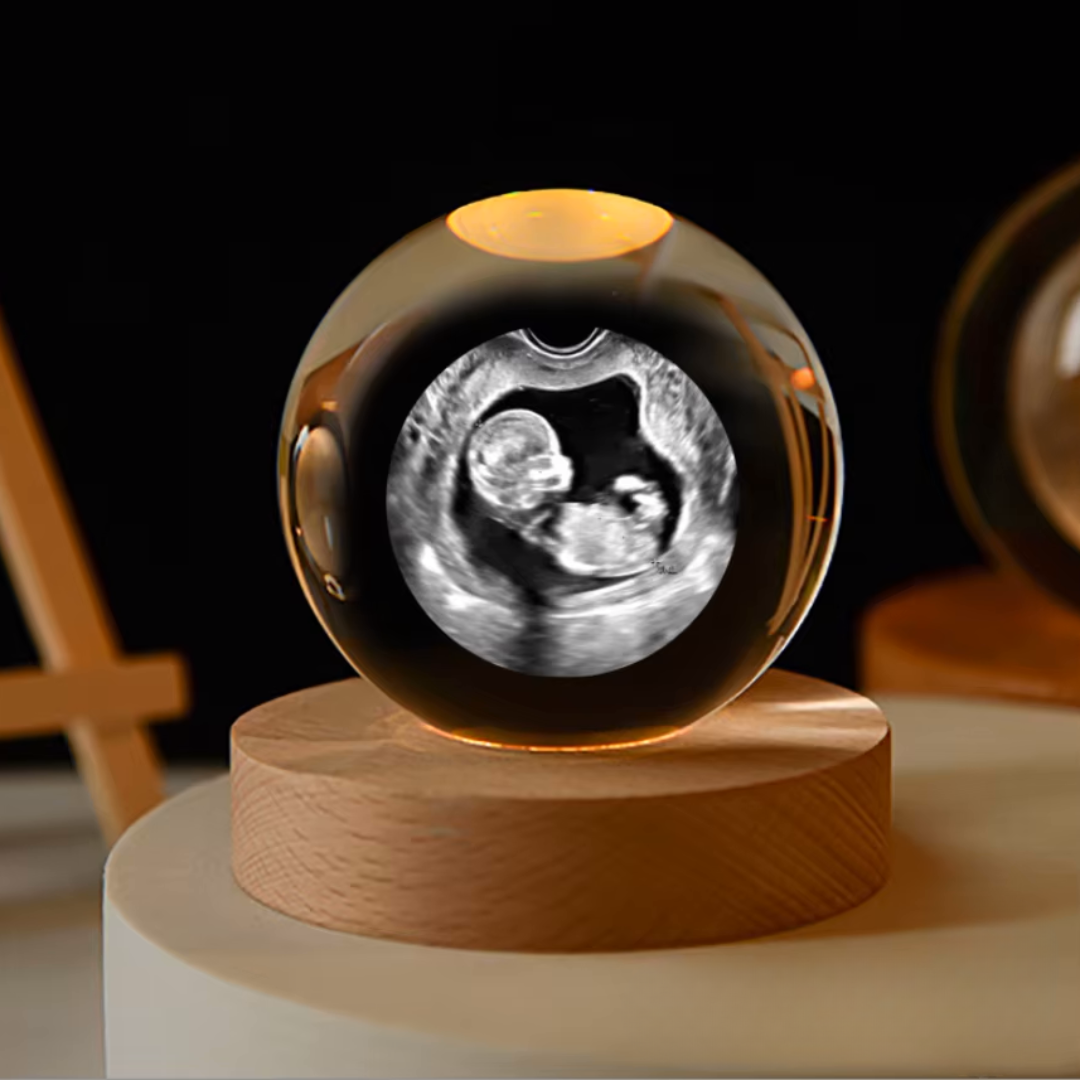 First Glance | Personalized Ultrasound Crystal Ball Keepsake