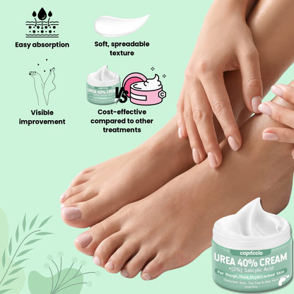 Capriccio™ Urea Cream 40% plus Salicylic Acid 2%